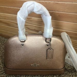 NWT COACH Mini Sierra Satchel - Rose